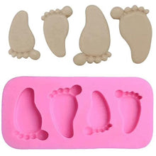 Load image into Gallery viewer, Baby Feet Silicone Mold