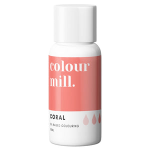 Oil Based Colouring 20ml Coral