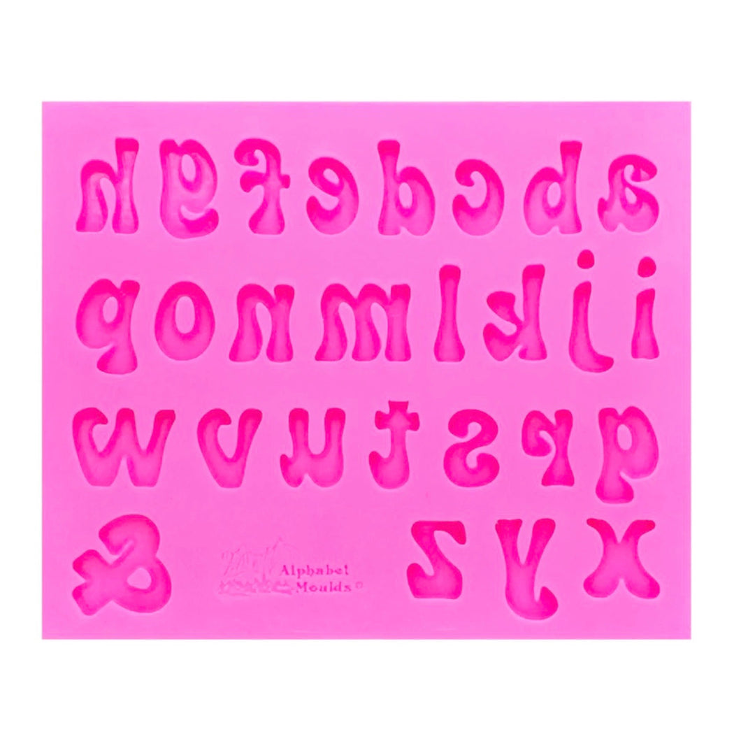 Groovy Letters Mold (lower case)