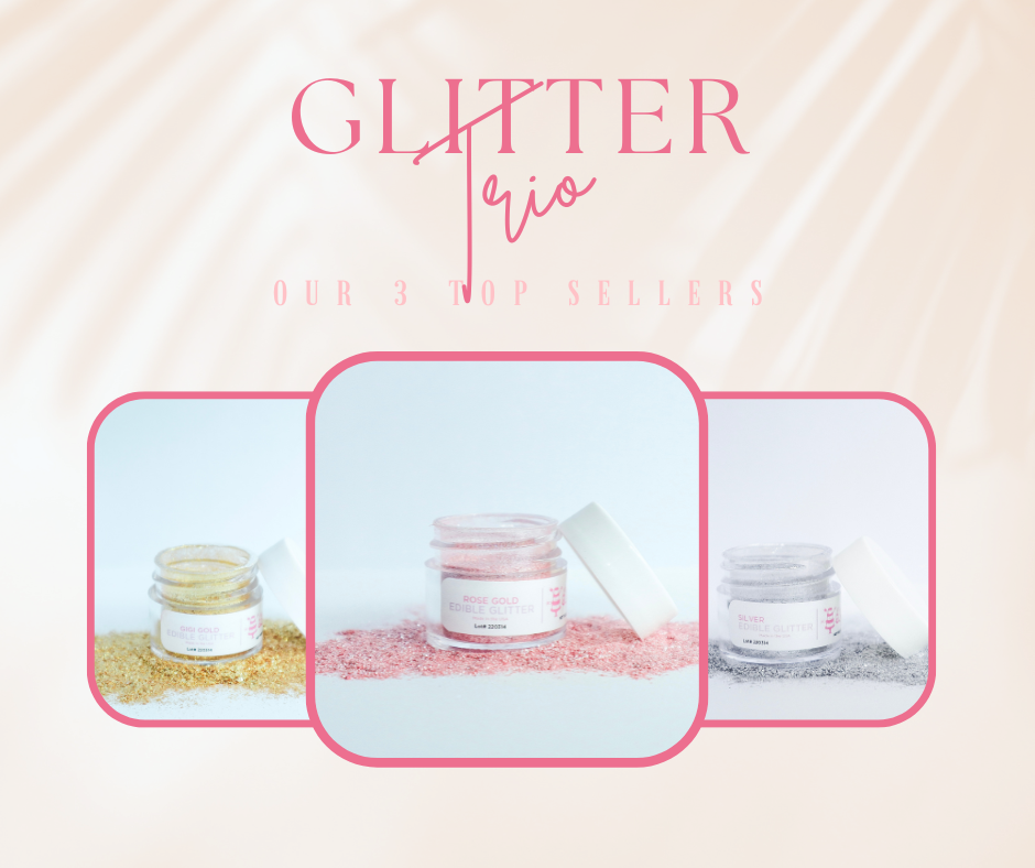 GLITTER TRIO Edible Glitter