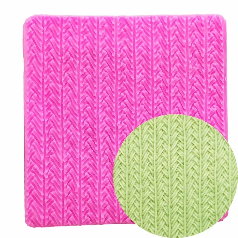 Knitted Texture Silicone Mat