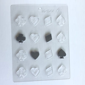 CARD SUIT 1-1/4” CHOCOLATE MOLD 90-13414