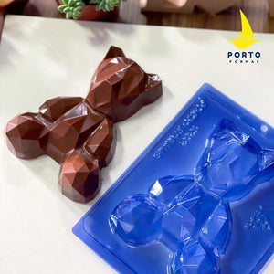 Geometric Bear Chocolate Mold (3 part mold)