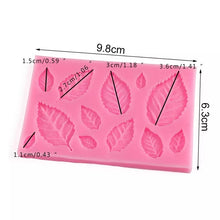 Load image into Gallery viewer, Rose Leaf Silicone Mold