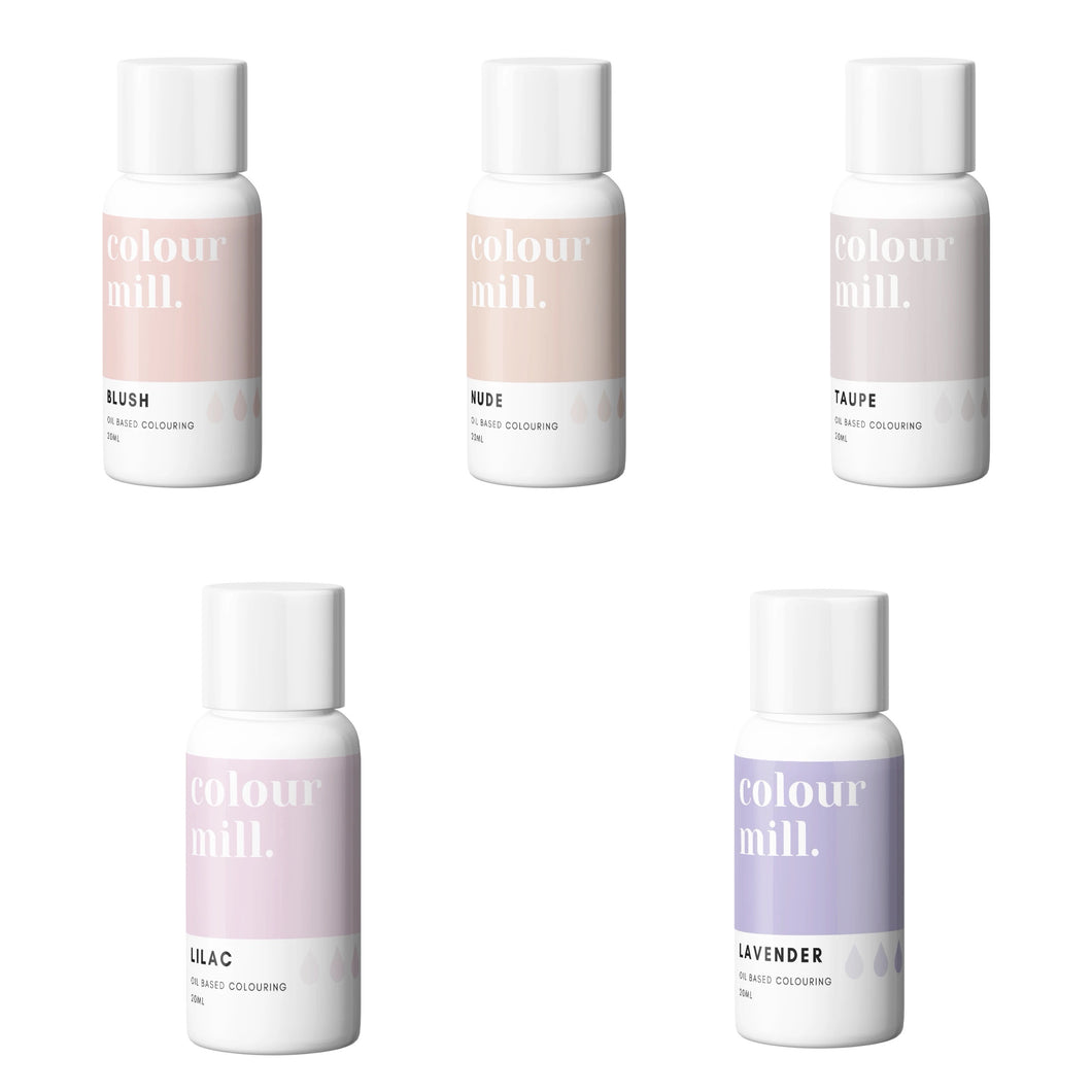 Oil Based Colouring 5 pack 20ml Nudes