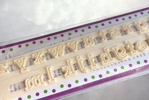 FONDANT ALPHABET AND NUMBER CUTTER | LOWERCASE - FMM